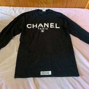 Brand new Chanel Paris long sleeve shirt